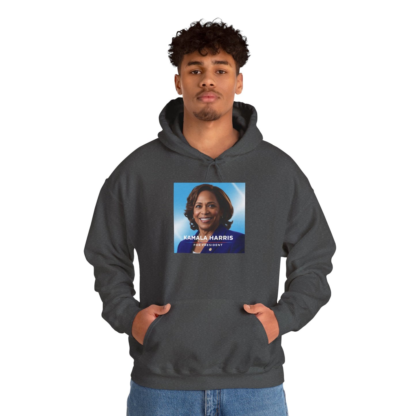Kamala Harris For President Inspirational Hoodie - Unisex Sweatshirt for Activism, Gifts, and Everyday Comfort