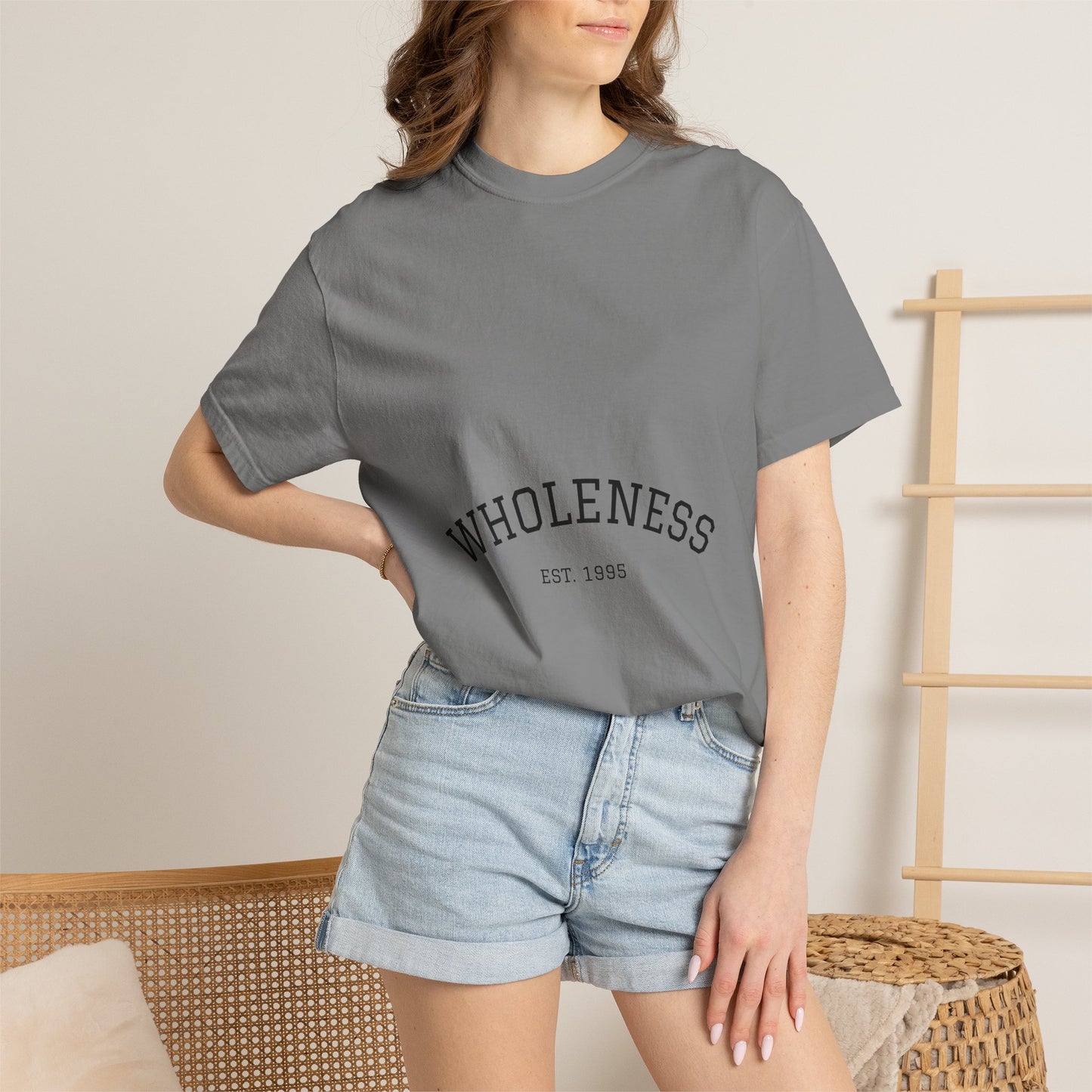 Wholeness Tee — Vintage Arch Logo T‑Shirt