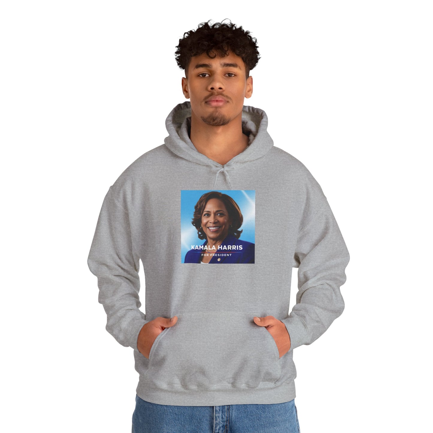 Kamala Harris For President Inspirational Hoodie - Unisex Sweatshirt for Activism, Gifts, and Everyday Comfort