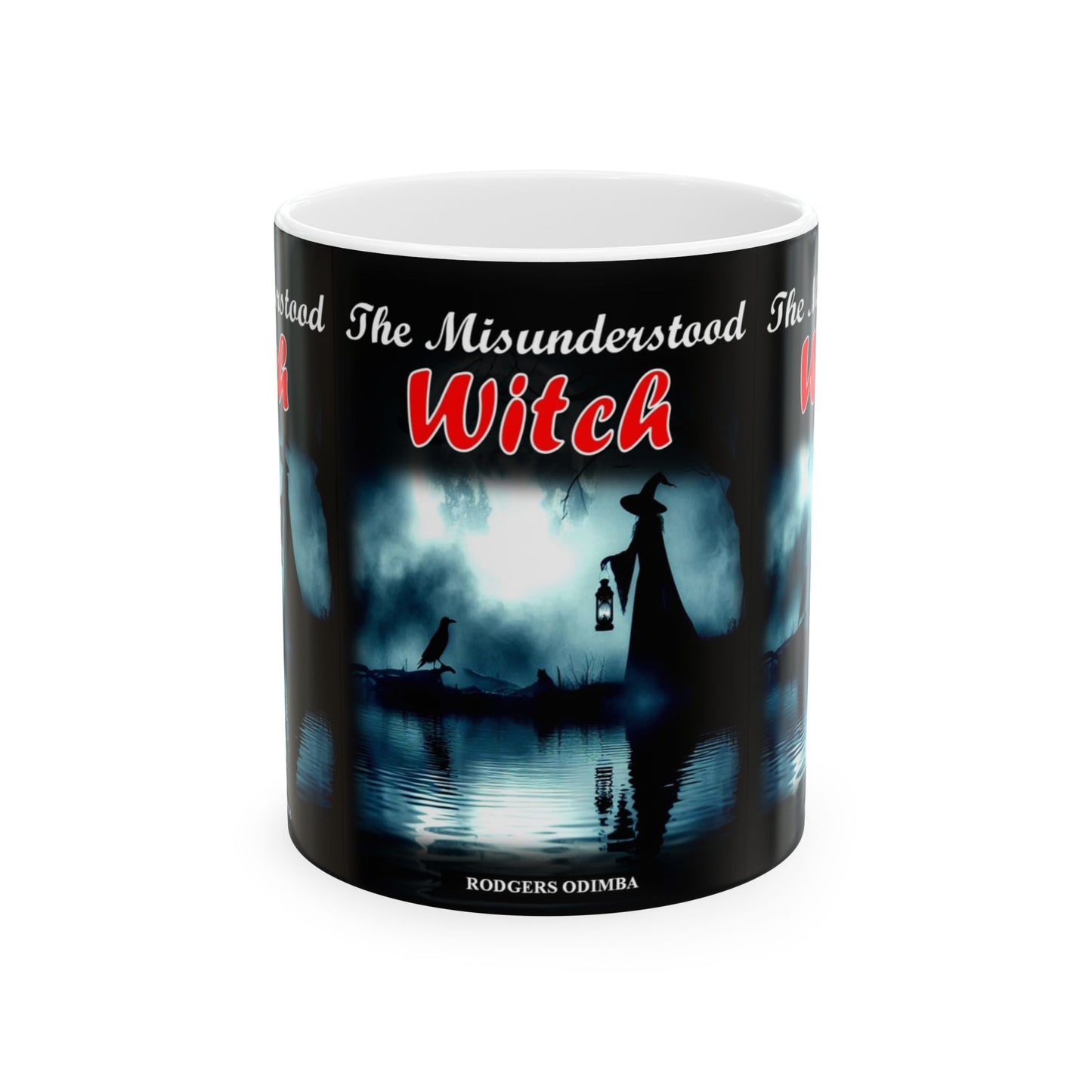 The Misunderstood Witch Ceramic Mug - Spooky Gift, Halloween Decor, Coffee Lover, Magical Design, Gift for Witches