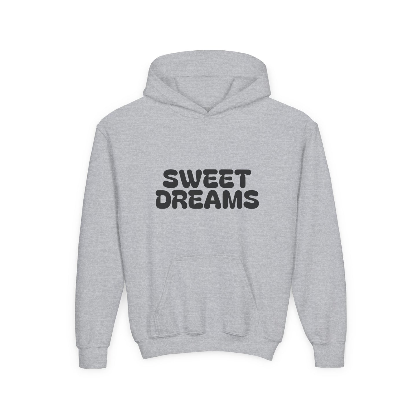 Sweet Dreams Youth Hooded Sweatshirt, Cozy Teens Hoodie, Gift for Kids, Sleepover Wear, Casual Lounge Hoodie