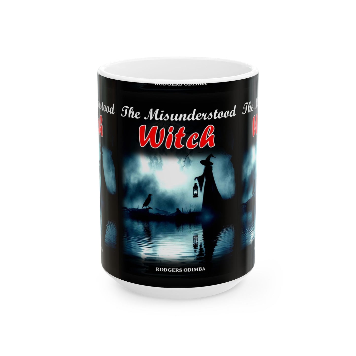 The Misunderstood Witch Ceramic Mug - Spooky Gift, Halloween Decor, Coffee Lover, Magical Design, Gift for Witches