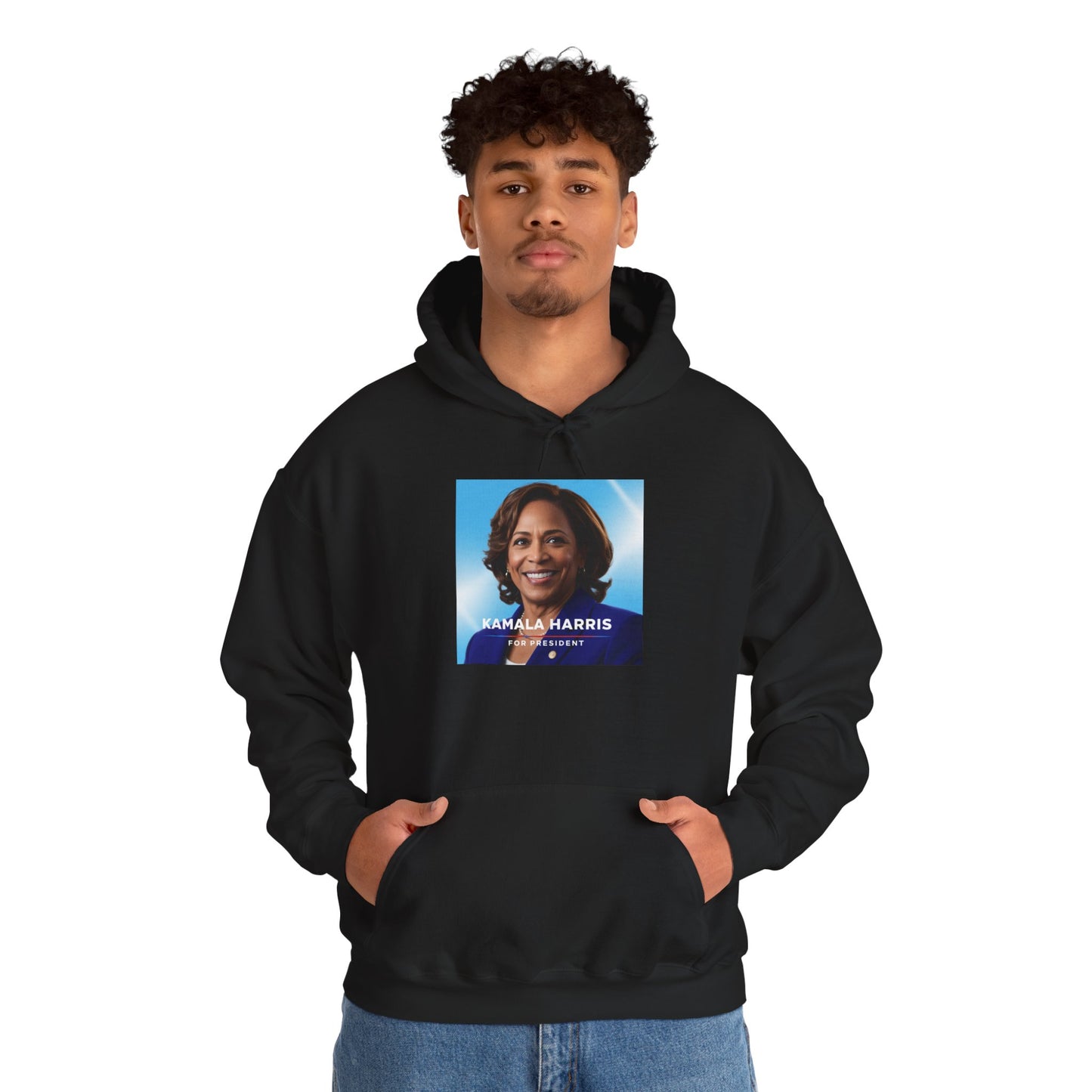 Kamala Harris For President Inspirational Hoodie - Unisex Sweatshirt for Activism, Gifts, and Everyday Comfort