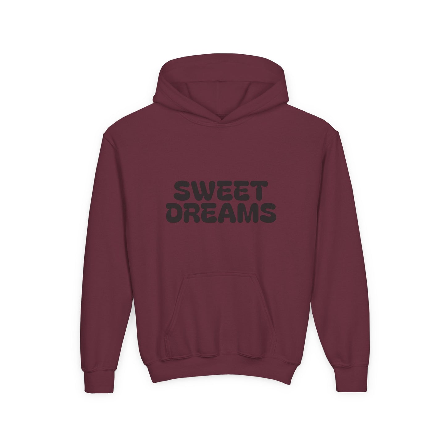 Sweet Dreams Youth Hooded Sweatshirt, Cozy Teens Hoodie, Gift for Kids, Sleepover Wear, Casual Lounge Hoodie