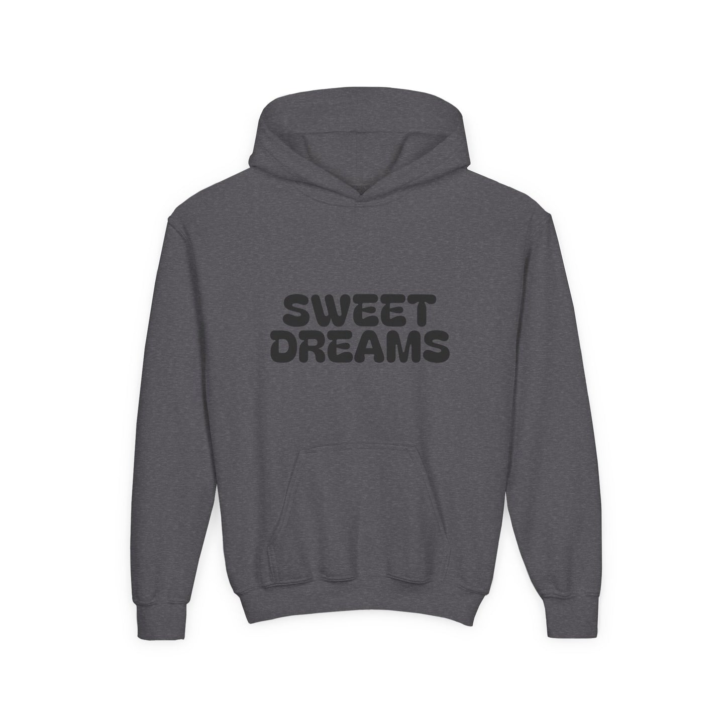 Sweet Dreams Youth Hooded Sweatshirt, Cozy Teens Hoodie, Gift for Kids, Sleepover Wear, Casual Lounge Hoodie