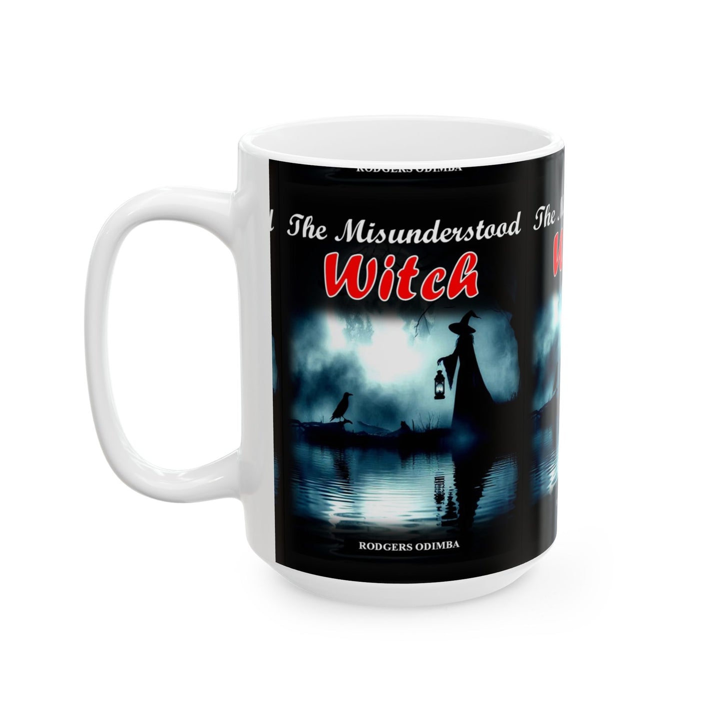 The Misunderstood Witch Ceramic Mug - Spooky Gift, Halloween Decor, Coffee Lover, Magical Design, Gift for Witches
