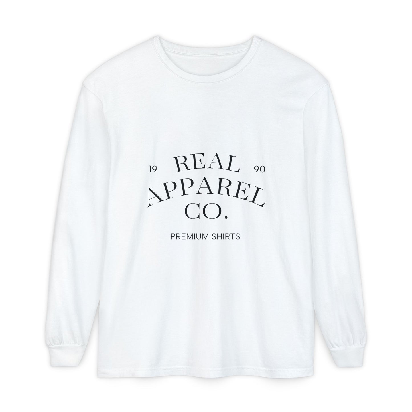 Garment-Dyed Long Sleeve T-Shirt | Casual Wear, Everyday Outfit, Gift Idea, Unisex Style, Eco-Friendly Fashion