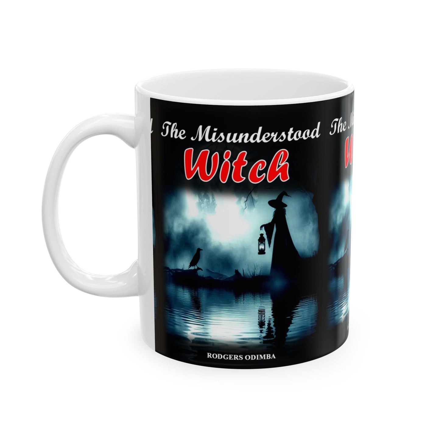 The Misunderstood Witch Ceramic Mug - Spooky Gift, Halloween Decor, Coffee Lover, Magical Design, Gift for Witches