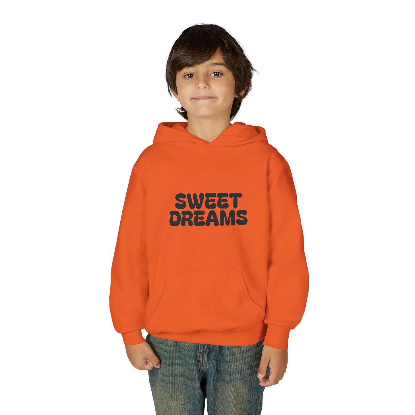 Sweet Dreams Youth Hooded Sweatshirt, Cozy Teens Hoodie, Gift for Kids, Sleepover Wear, Casual Lounge Hoodie