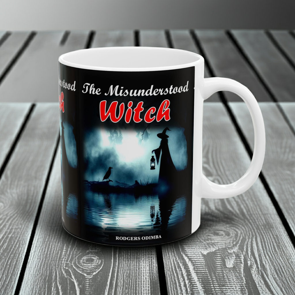The Misunderstood Witch Ceramic Mug - Spooky Gift, Halloween Decor, Coffee Lover, Magical Design, Gift for Witches